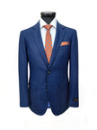 Marine Blue Birdseye Slim Fit Suit