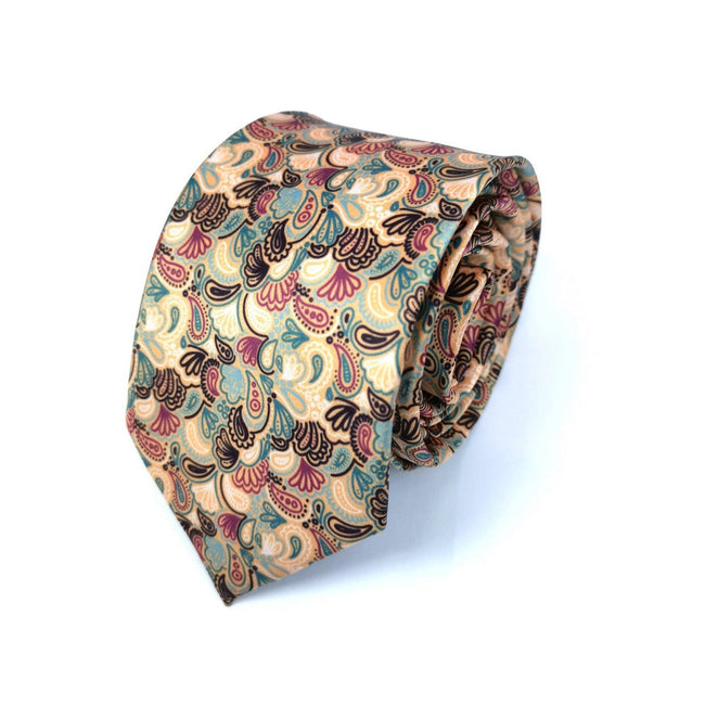 Cravate cachemire multicolore
