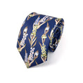 Blue Flower Print Tie