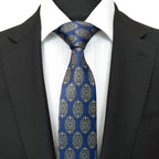 Navy Geometric Tie