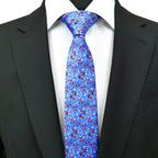 Blue Floral Tie
