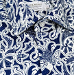 Navy Floral Paisley Shirt