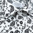 White Floral Slim Fit Shirt