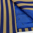 Navy Gold Bold Stripe Double Breasted Suit