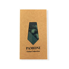 Green Paisley Check Tie & Pocket Square Set