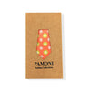 Peach Lime Flower Geometric Tie & Pocket Square Set