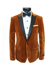 Men's Camel Velvet Dinner Jacket