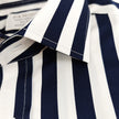 White Navy Bold Stripe Shirt