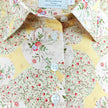 Yellow Red Floral Print Shirt