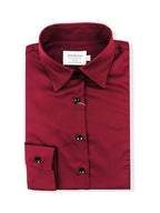 Burgundy Women's Fitted Shirt