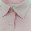 Women's Fitted Pink Oxford Shirt