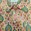 Elegant Paisley Blossom Women's Fitted Shirt