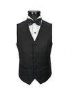 Classic Black 3-Piece Tuxedo – Satin Peak Lapel