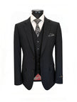 Men’s Black 3-Piece Slim Fit Suit