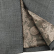 Men’s Grey Double-Breasted Wool Blend Suit