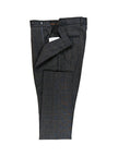 Men's Grey Prince Of Wales Check 3-Piece Suit