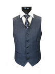 Men’s Slim Fit 3-Piece Wool-Blend Suit – Charcoal Grey