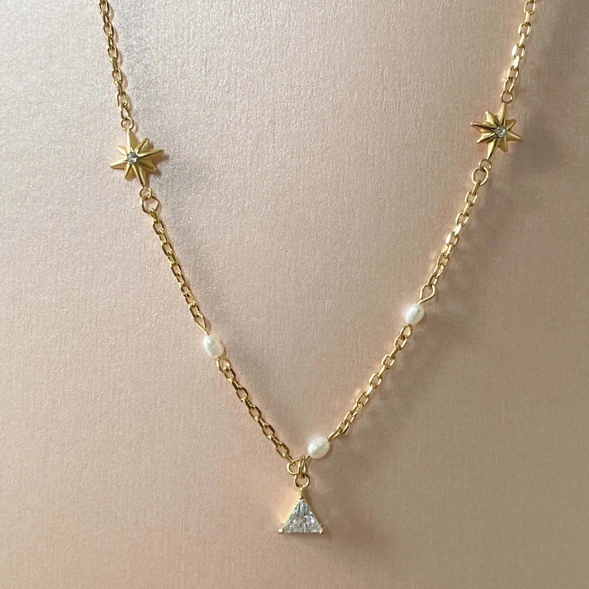Taliah Luxe 18k Gold Plated Necklace
