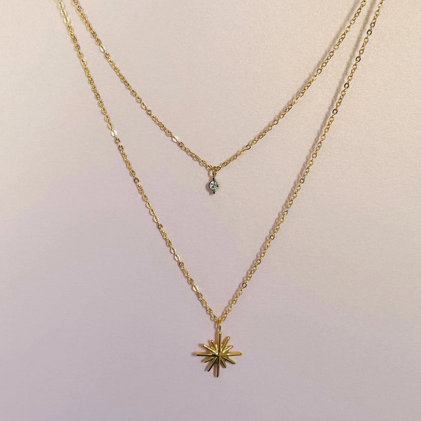 Angelique Luxe 18k Gold Plated Necklace
