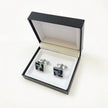 Marble-Tiled Weave Cufflinks