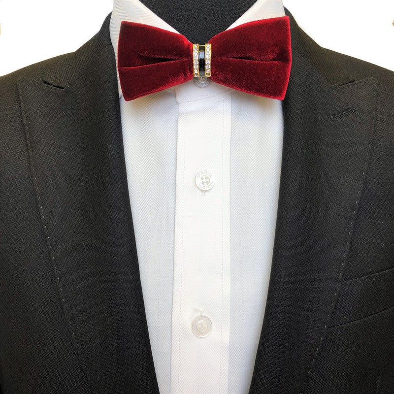 Slim Velvet Bow Tie (2 Colours)