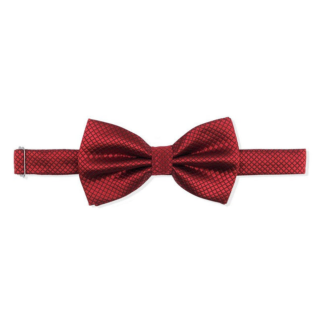 Nœud papillon en résille diamant marron