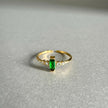 Clarissa Luxe 18k Gold Plated Jewel Ring