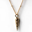 Samira 18k Gold Plated Jewelled Pendant Necklace