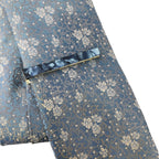 Blue Marble Effect Tie Clip