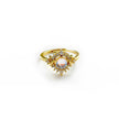 Selene Gold Crescent Moon Adjustable Ring