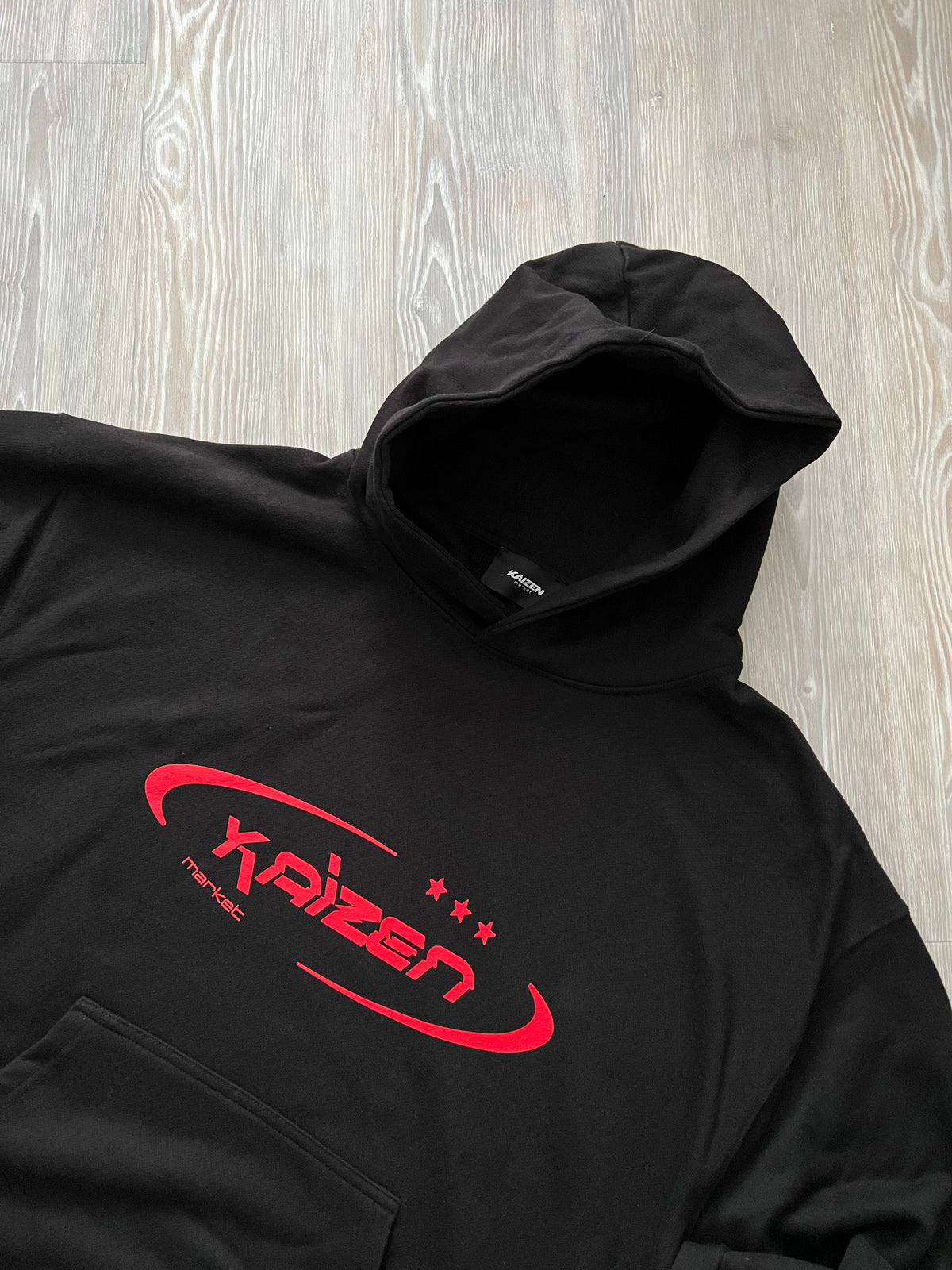HI JACKER HOODIE BLACK