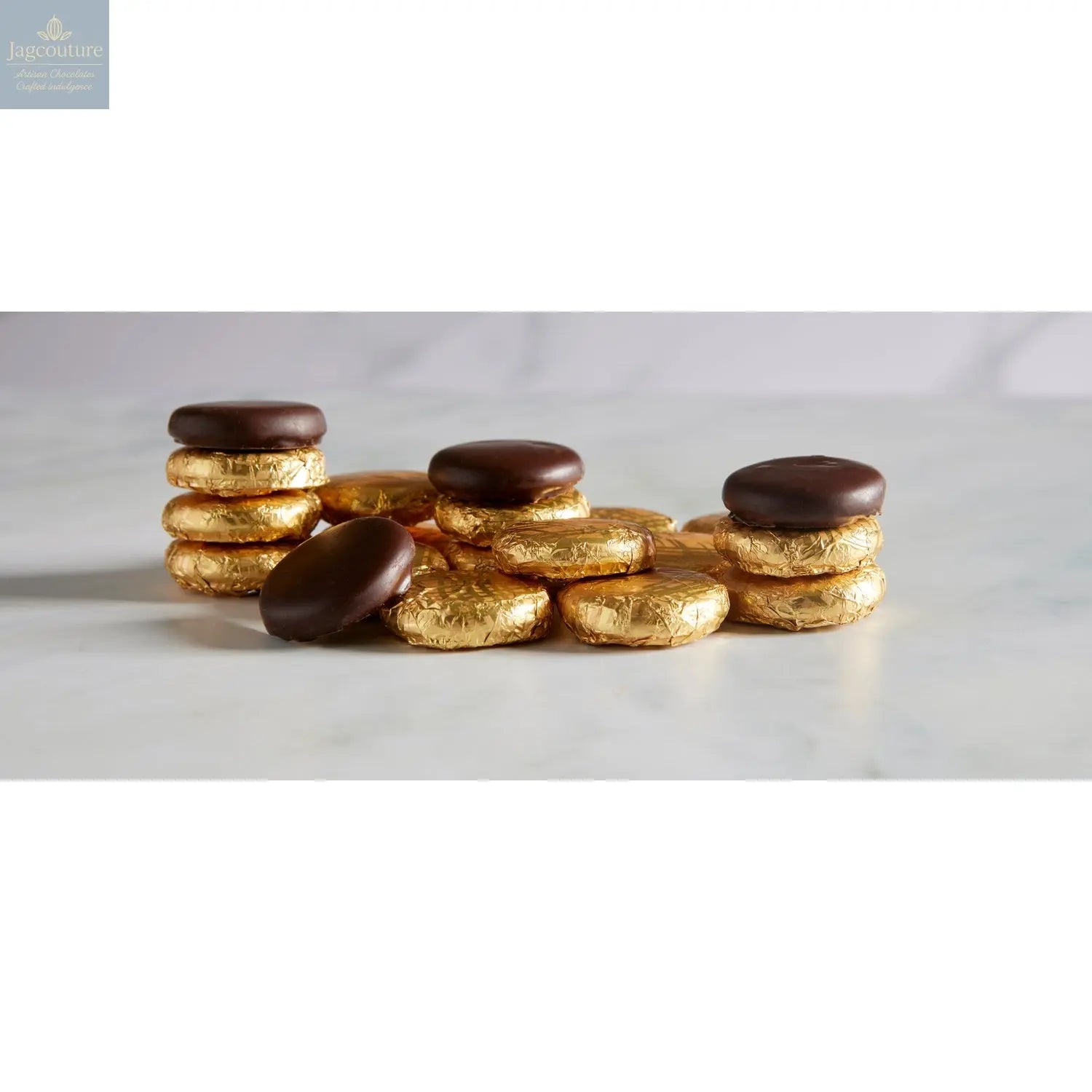 Irish Cream crème - dark chocolate covered fondant in gold coloured foil 120pcs