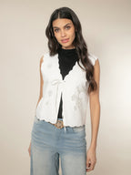 Isabel Gilet - Ecru