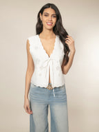 Isabel Gilet - Ecru