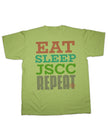 Eat, Sleep JSCC, Repeat Adult T Shirt