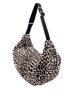 Jessie Oversized Crescent Bag - Natural Leo