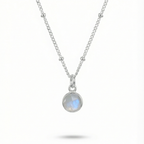 Moonstone Silver Necklace