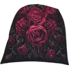 BLOOD ROSE - Light Cotton Beanies Black
