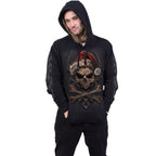 ROCK SANTA - Sweat à capuche noir