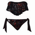 ROSA QUEMADA - Traje de baño bikini con solapa por todas partes