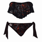 ROSA QUEMADA - Traje de baño bikini con solapa por todas partes