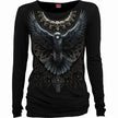 RAVEN SKULL - Baggy Top Black