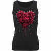 BLEEDING HEART - Haut Dos Nageur Noir
