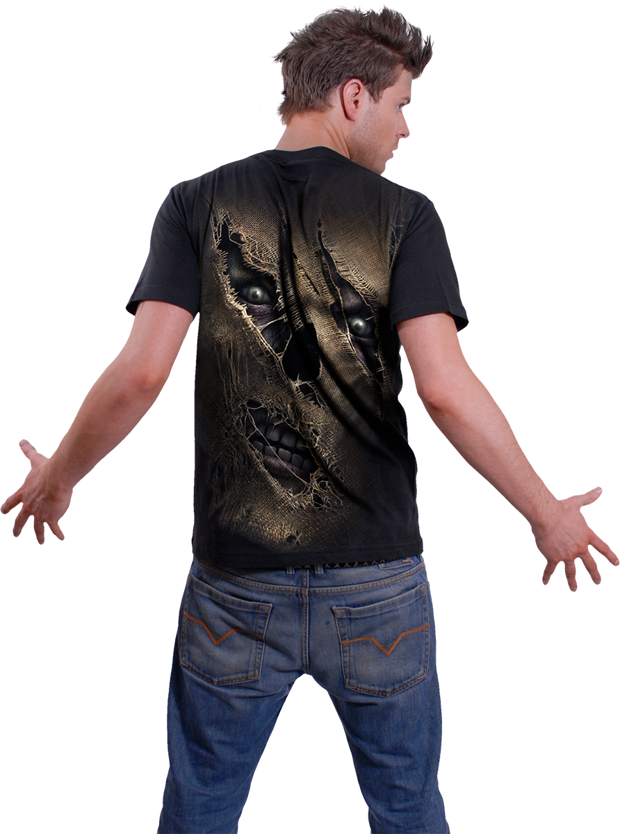 HILO DE MIEDO - Camiseta Negra