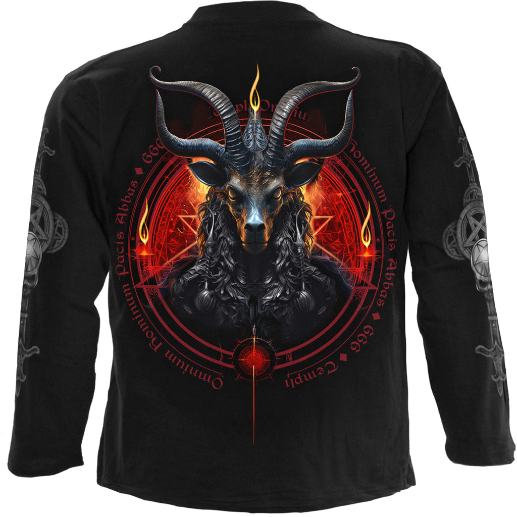 BAPHOMET - Camiseta de manga larga negra
