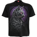CELTIC WHISKERS - T-shirt Imprimé Avant Noir