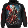SANTA CLOWN - Sudadera con Capucha Negra