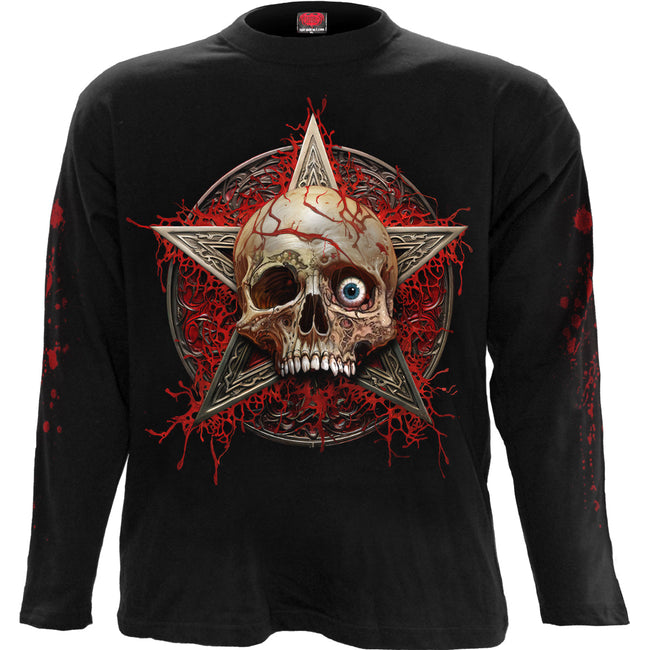 CREEPING CURSE - T-Shirt Manches Longues Noir
