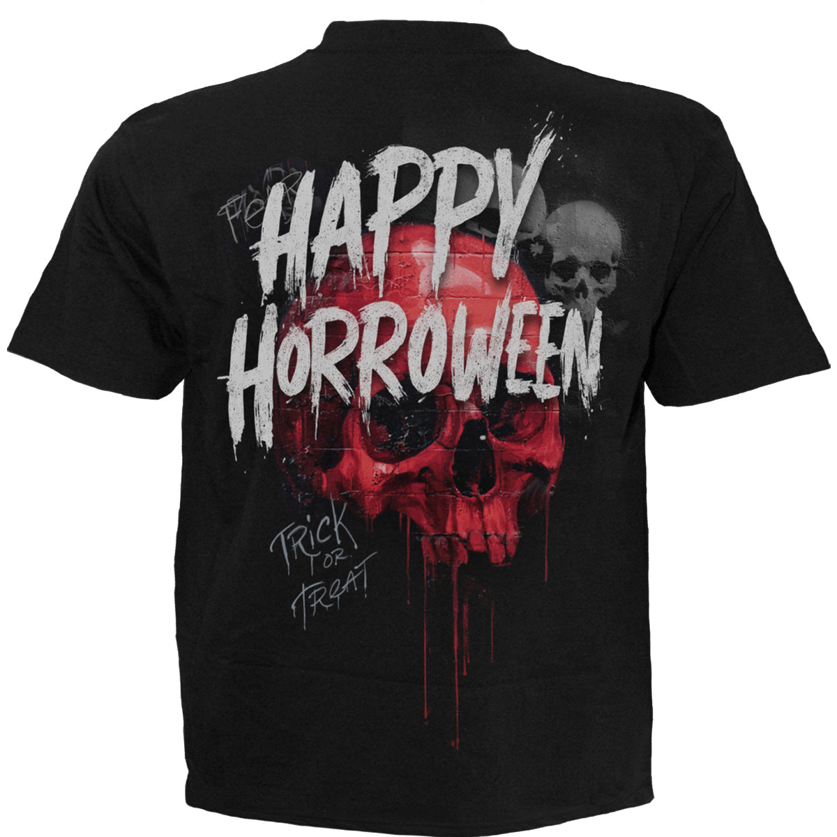 FELIZ HORRORWEEN - Camiseta Negra
