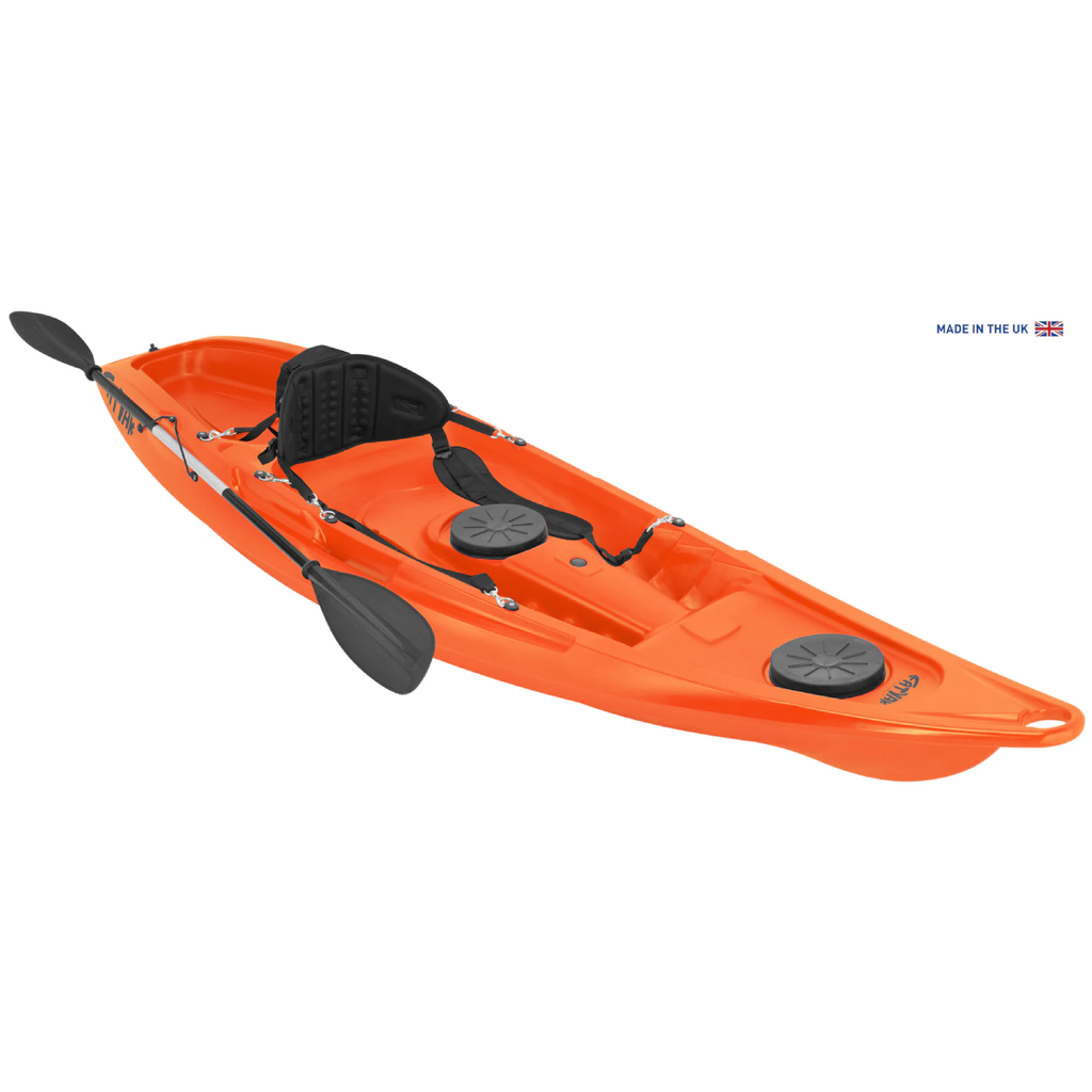 Kaafu Solo Fishing Kayak | Orange | Complete Package